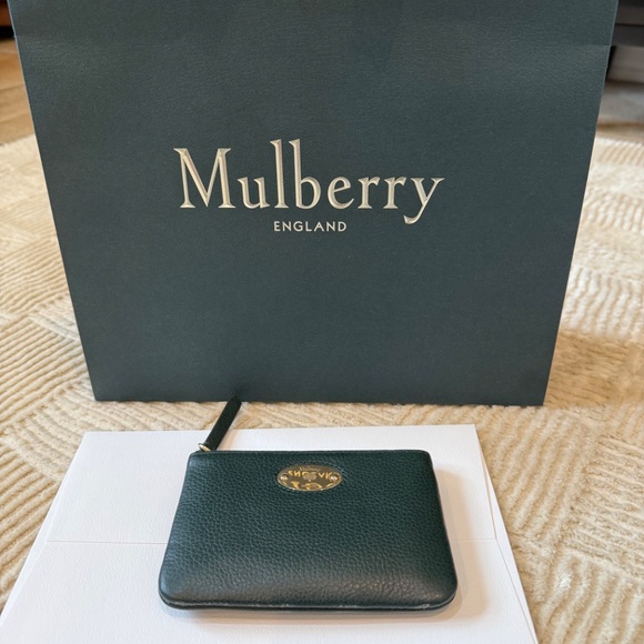 Mulberry leather coin pouch - Picture 6 of 6